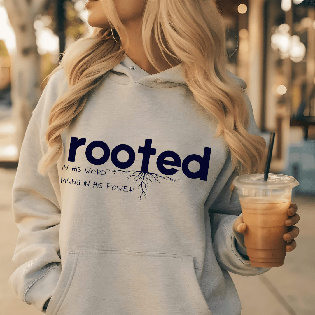 "Rooted" Adidas Unisex Fleece Hoodie - Ivy Inspired 