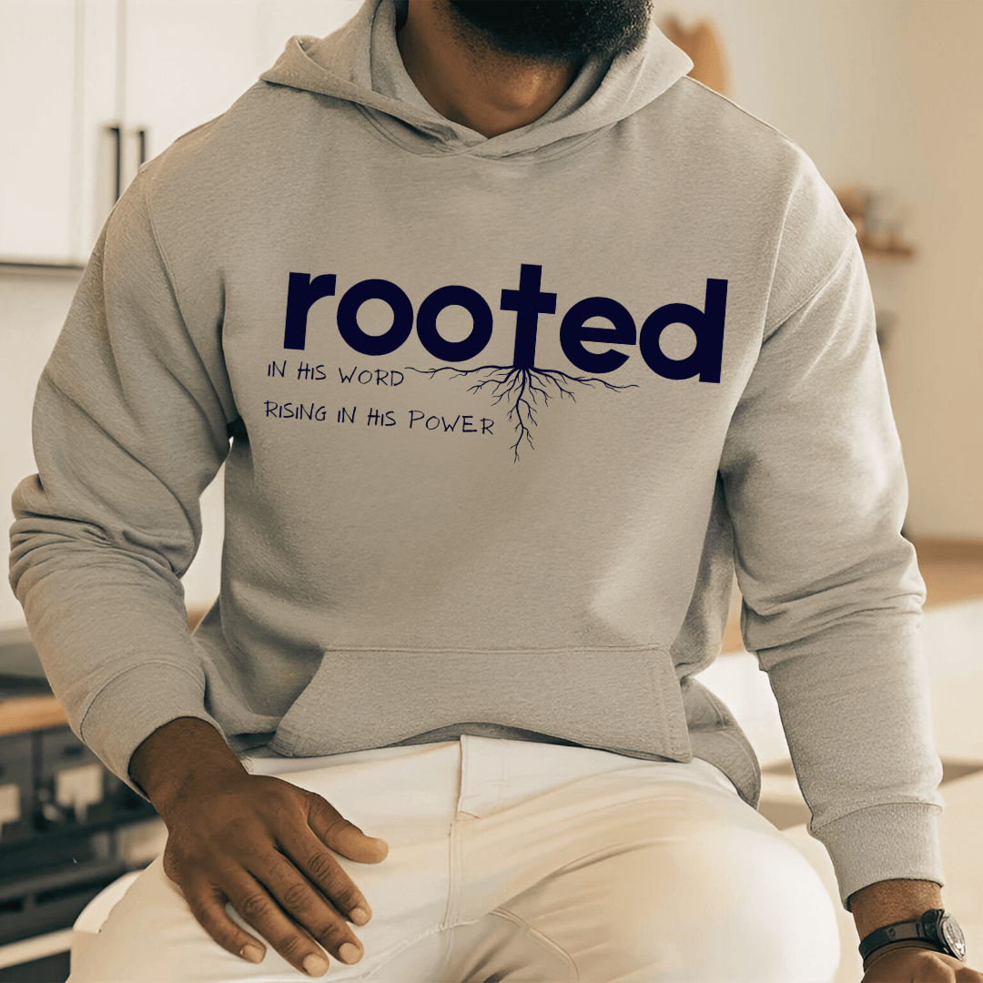 "Rooted" Adidas Unisex Fleece Hoodie - Ivy Inspired 